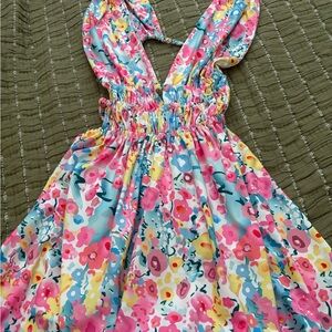 SHEIN Multicolor Floral Casual Dress